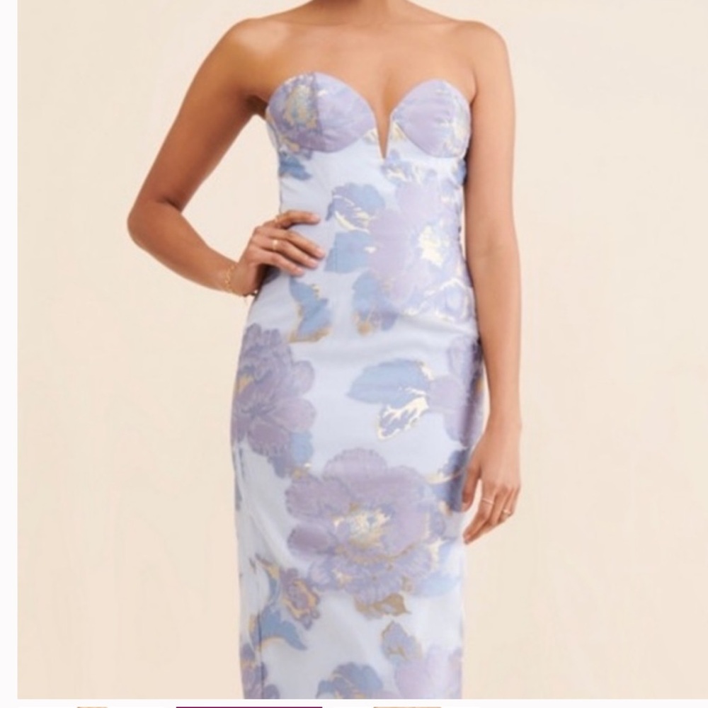 Katie May Ursula Strapless Gown Size Medium